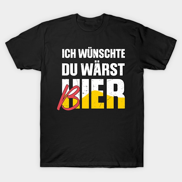 I Wish You Were Beer T-Shirt by Realfashion